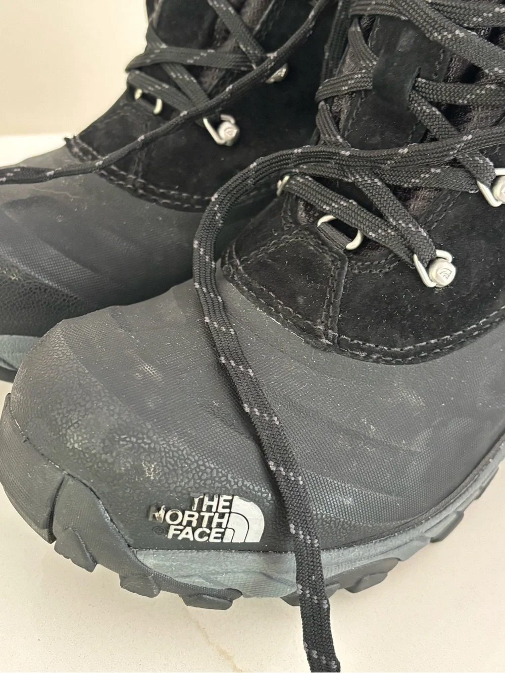 The North Face Black Waterproof Insulated Snow Boots Mens US Size 10